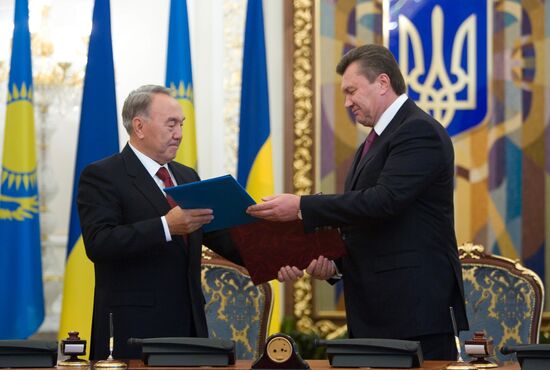 Визит Нурсултана Назарбаева на Украину