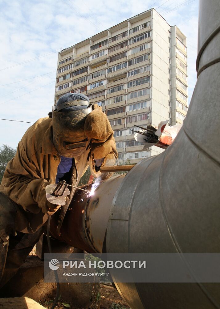Подготовка к зимнему отопительному сезону в Москве