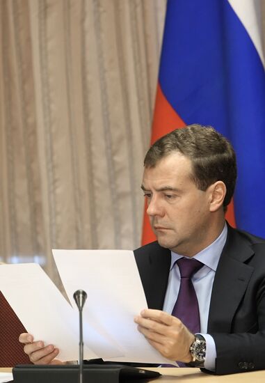 Рабочая поездка Д.Медведева в Северо-Западный федеральный округ