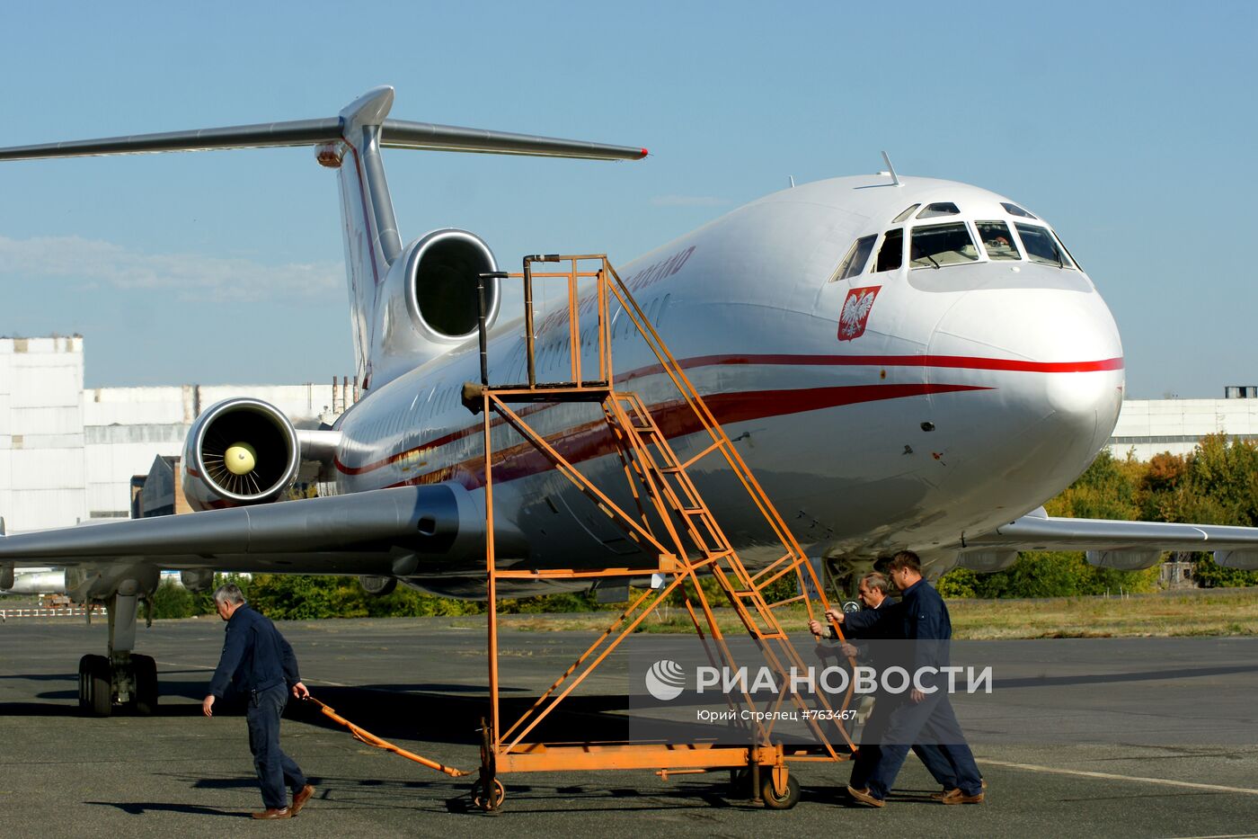 Правительственный самолет ТУ-154, переданный Польше