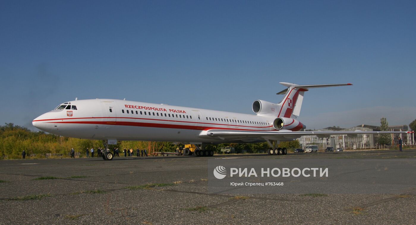 Правительственный самолет ТУ-154, переданный Польше