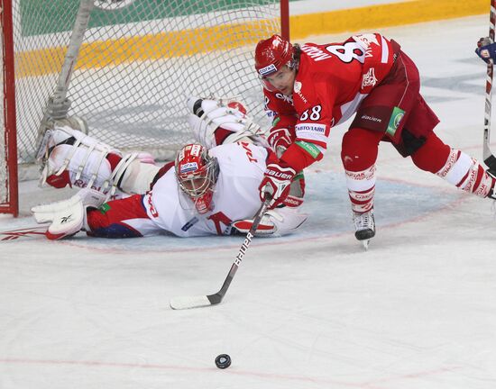 Хоккей. КХЛ. Матч "Спартак" - "Локомотив"