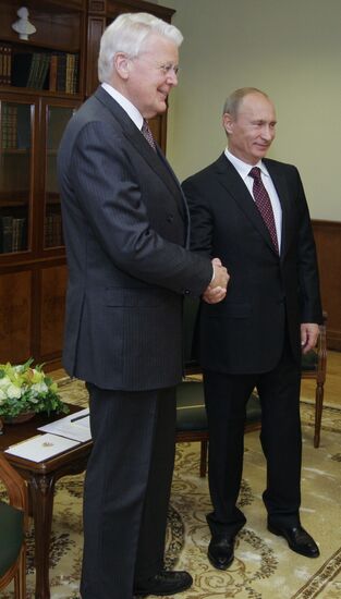 Встреча Владимира Путина и Олавура Рагнара Гримссона