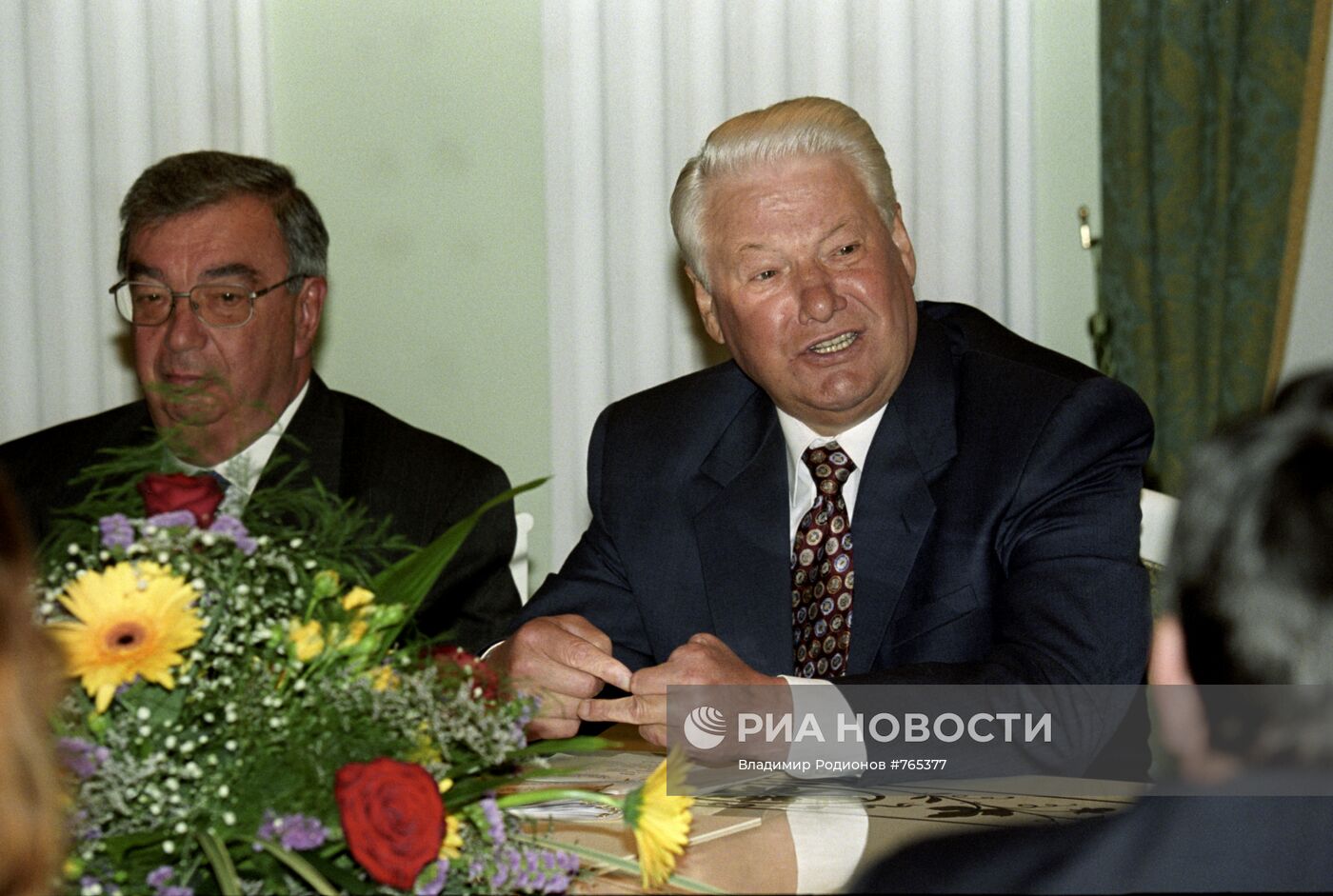 Борис Ельцин и Евгений Примаков