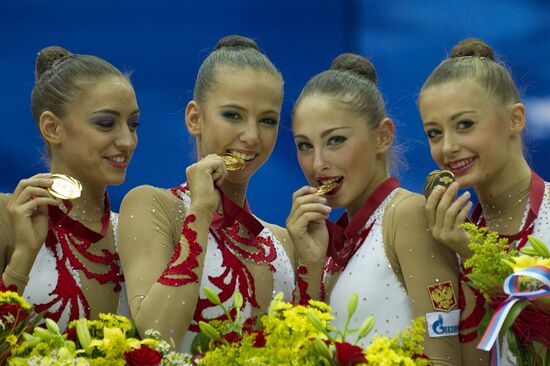 Российские гимнастки победили в командных соревнованиях