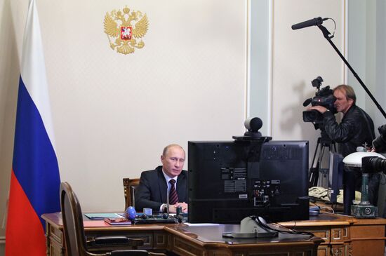 В.Путину доложили о завершении строительства трассы "Амур"