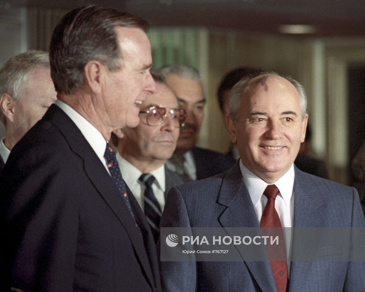 Встреча Михаила Сергеевича Горбачева и Джорджа Буша на Мальте