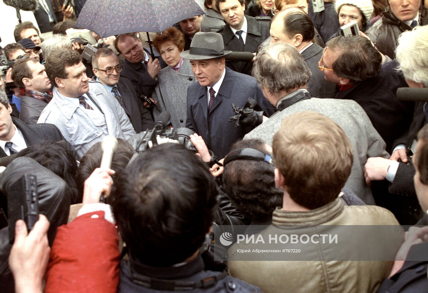 Генеральный секретарь ЦК КПСС М. Горбачев