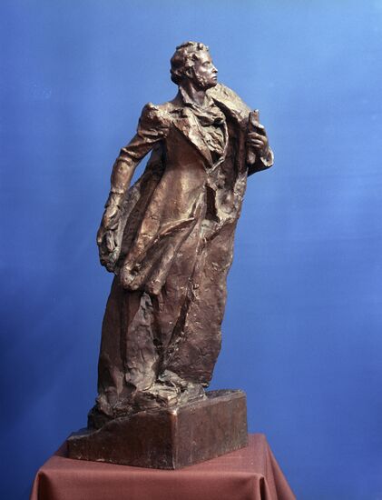 Модель памятника А.С. Пушкину скульптора Ивана Шадра