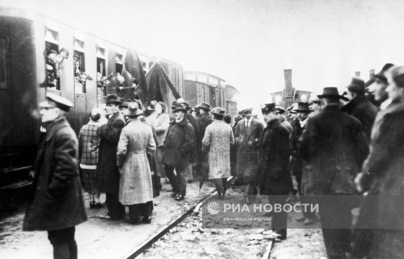 Отъезд группы чехословацких рабочих в Советский Союз