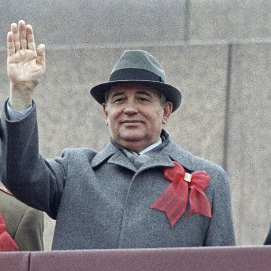 Генеральный секретарь ЦК КПСС М. С. Горбачев