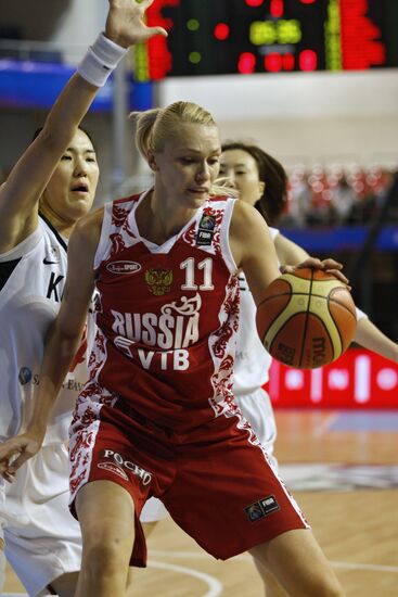 Баскетбол. ЧМ-2010. Женщины. Матч Россия - Ю.Корея