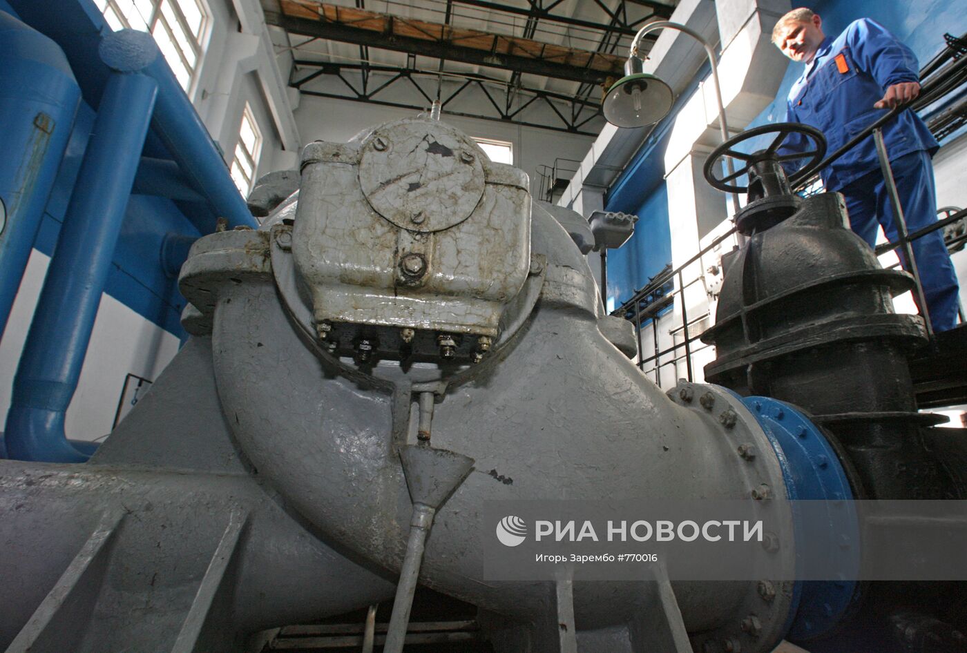 Работа Южной водопроводной станции №2 в Калининграде
