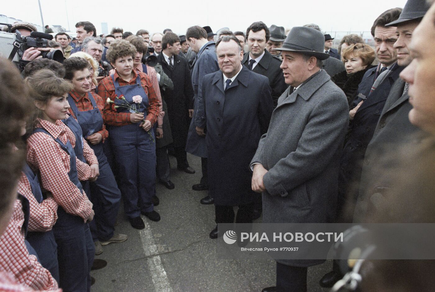 М. С. Горбачев на Волжском автозаводе