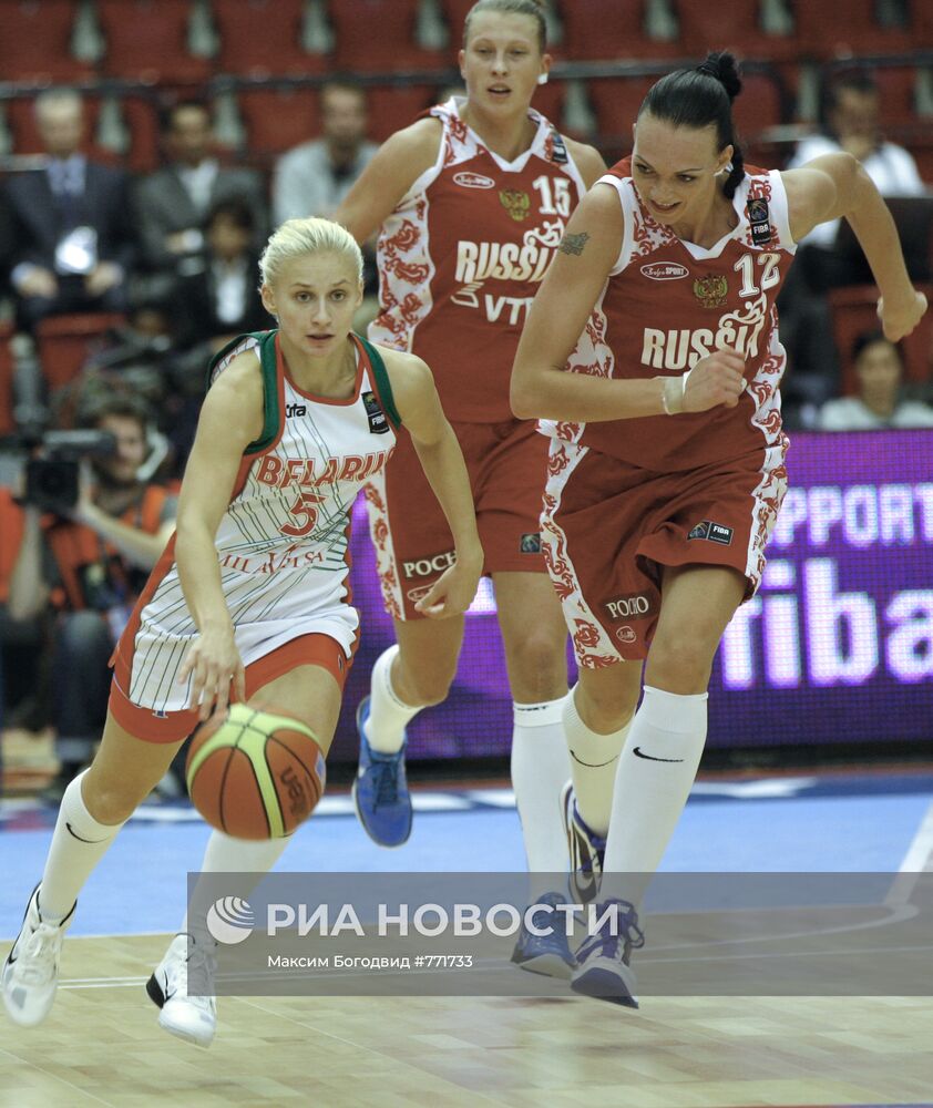 Баскетбол. ЧМ-2010. Женщины. Матч Белоруссия - Россия