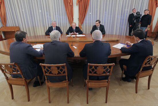 Встреча Владимир Путина с руководством партии "Единая Россия"