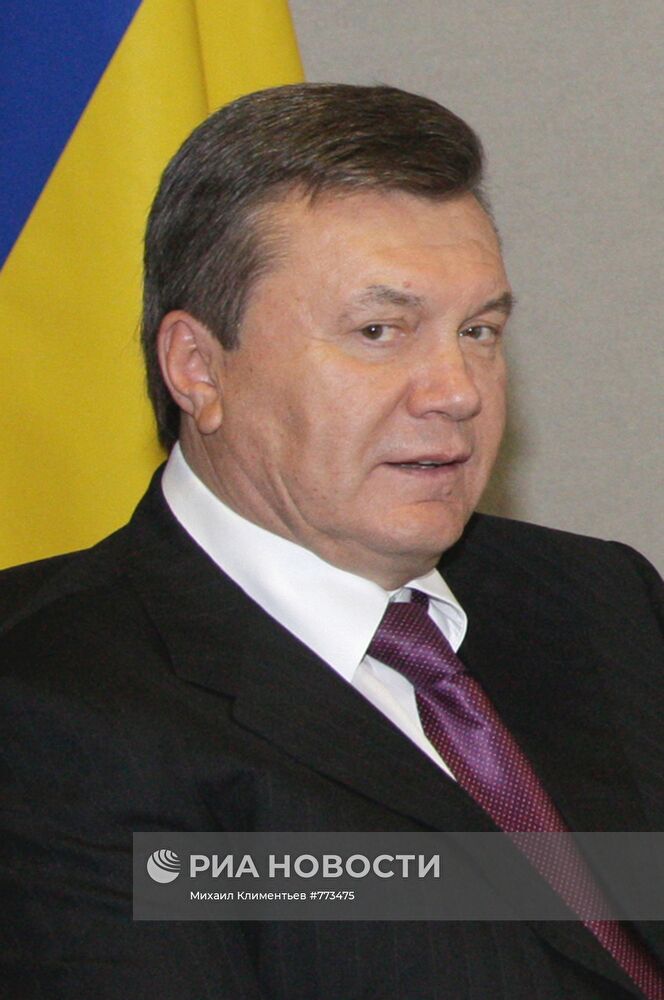 Президент Украины В.Янукович в Геленджике