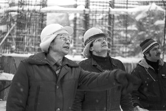 Сотрудники Костомукшского горно-обогатительного комбината