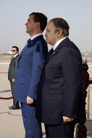 Официальный визит Дмитрия Медведева в Алжир