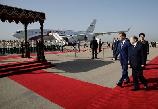 Официальный визит Дмитрия Медведева в Алжир