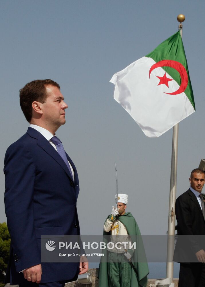 Официальный визит Дмитрия Медведева в Алжир