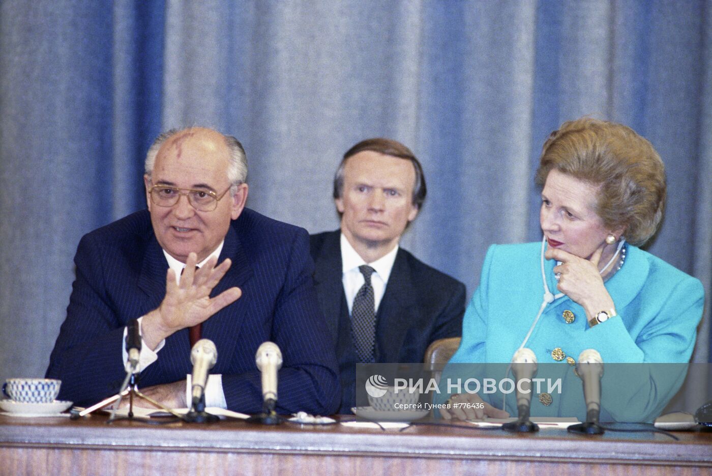 Михаил Сергеевич Горбачев и Маргарет Тэтчер