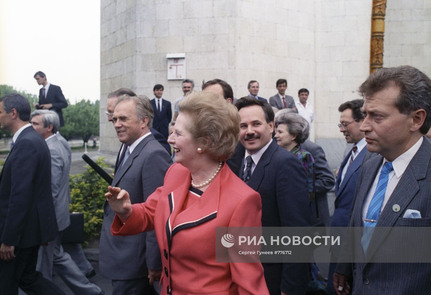 Премьер-министр Великобритании М. Тетчер в Киеве