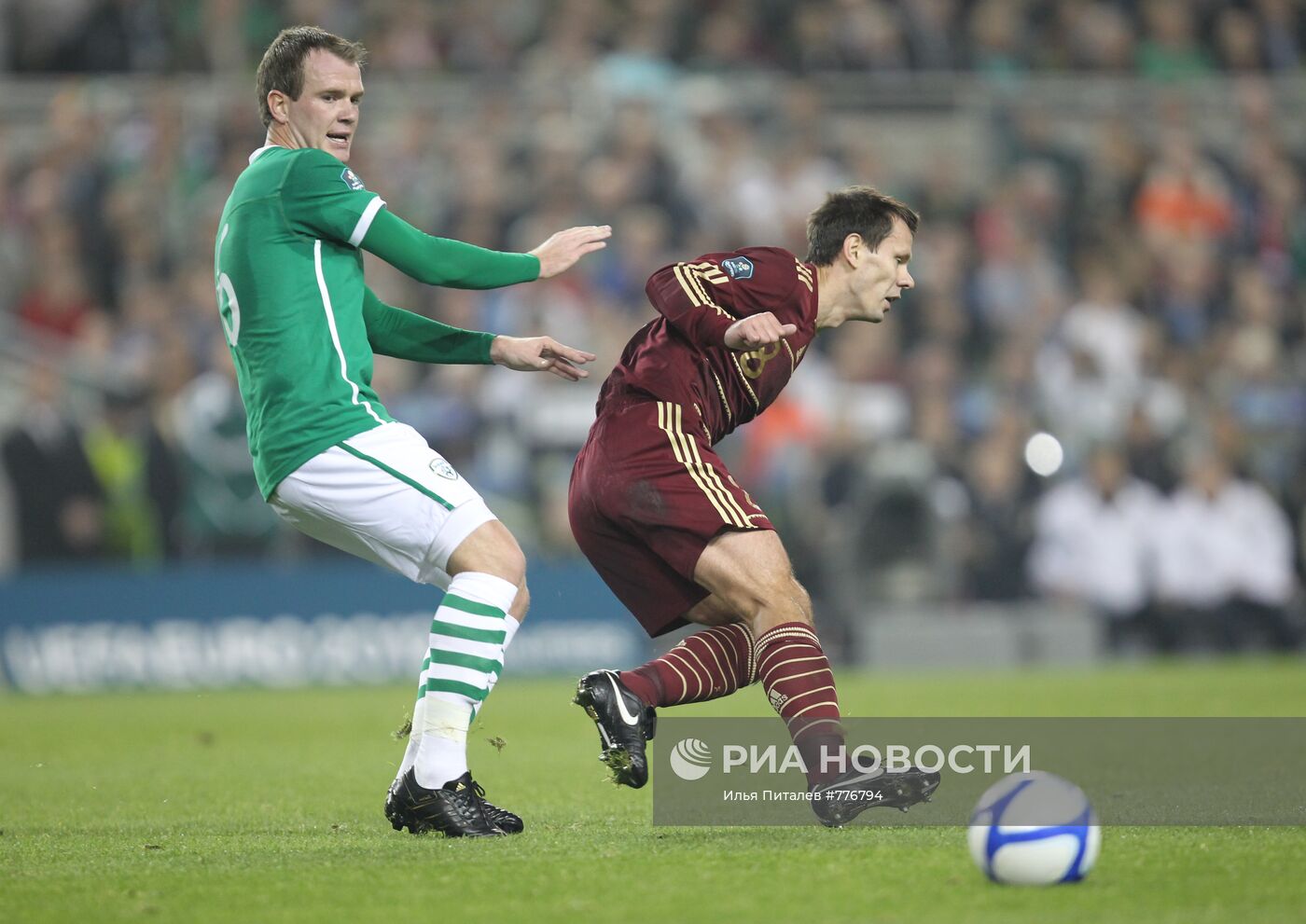 Футбол. Отборочный турнир ЧЕ 2012. Ирландия - Россия