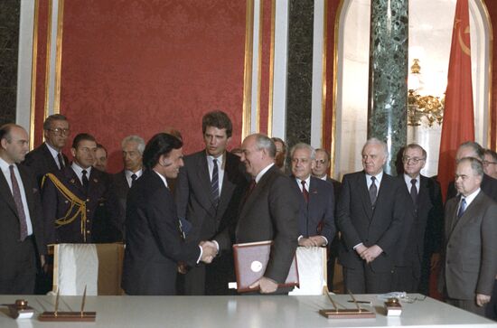 Визит в СССР аргентинской делегации