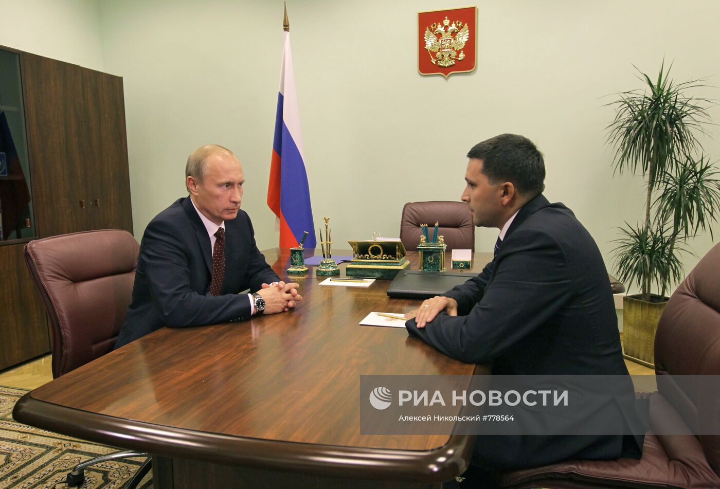 Встреча Владимира Путина с Дмитрием Кобылкиным