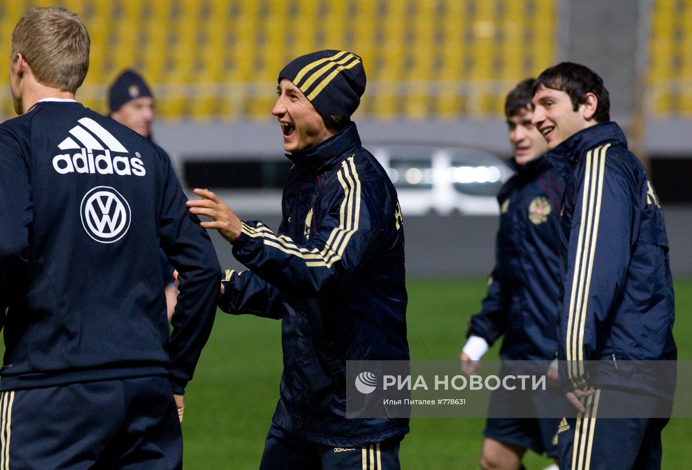 Открытая тренировка сборной России по футболу