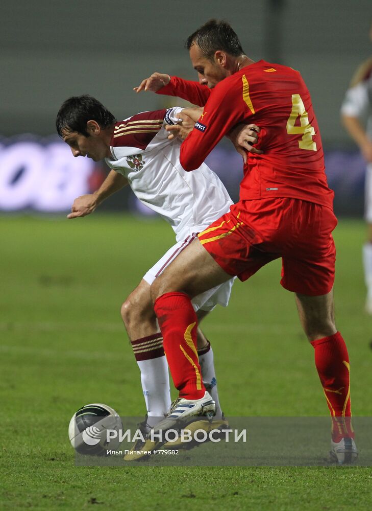 Футбол. Отборочный турнир ЧЕ 2012. Македония - Россия