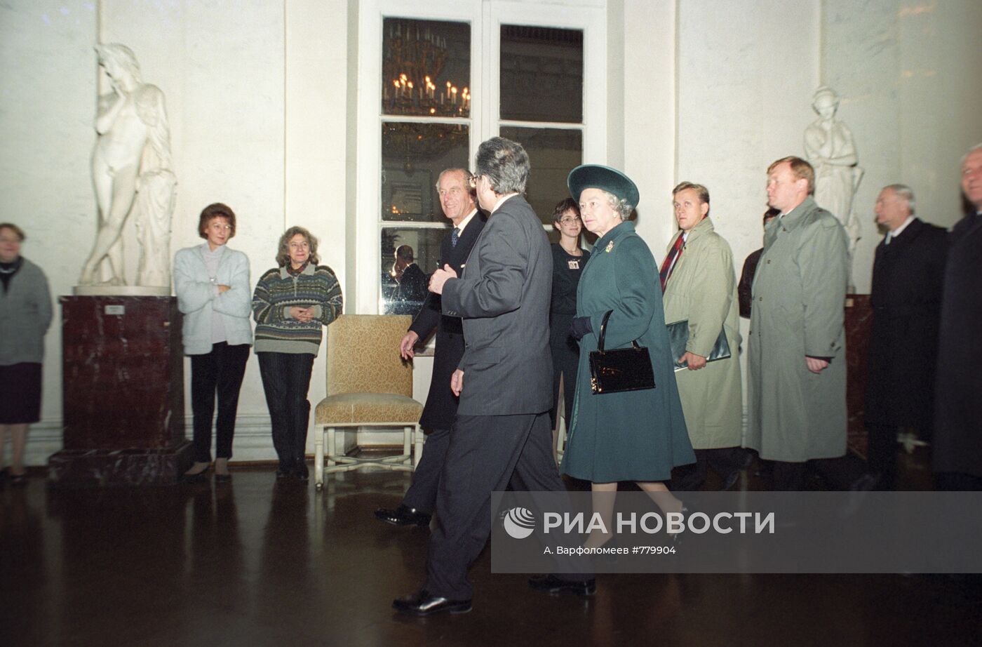 Елизавета II и принц Филипп посетили Государственный Эрмитаж