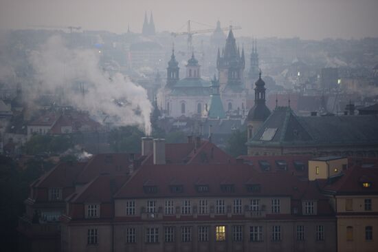 Вид на Старую Прагу
