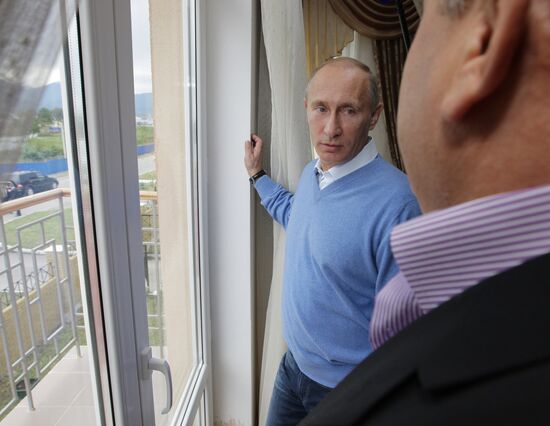 Рабочая поездка В.Путина в Южный федеральный округ
