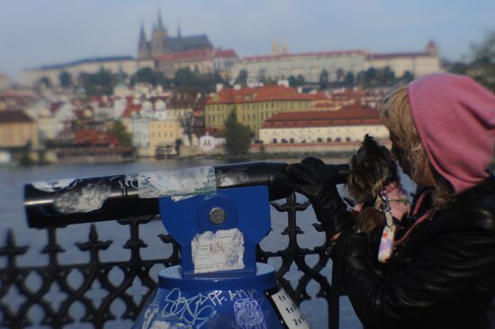 Вид на Старый город Праги