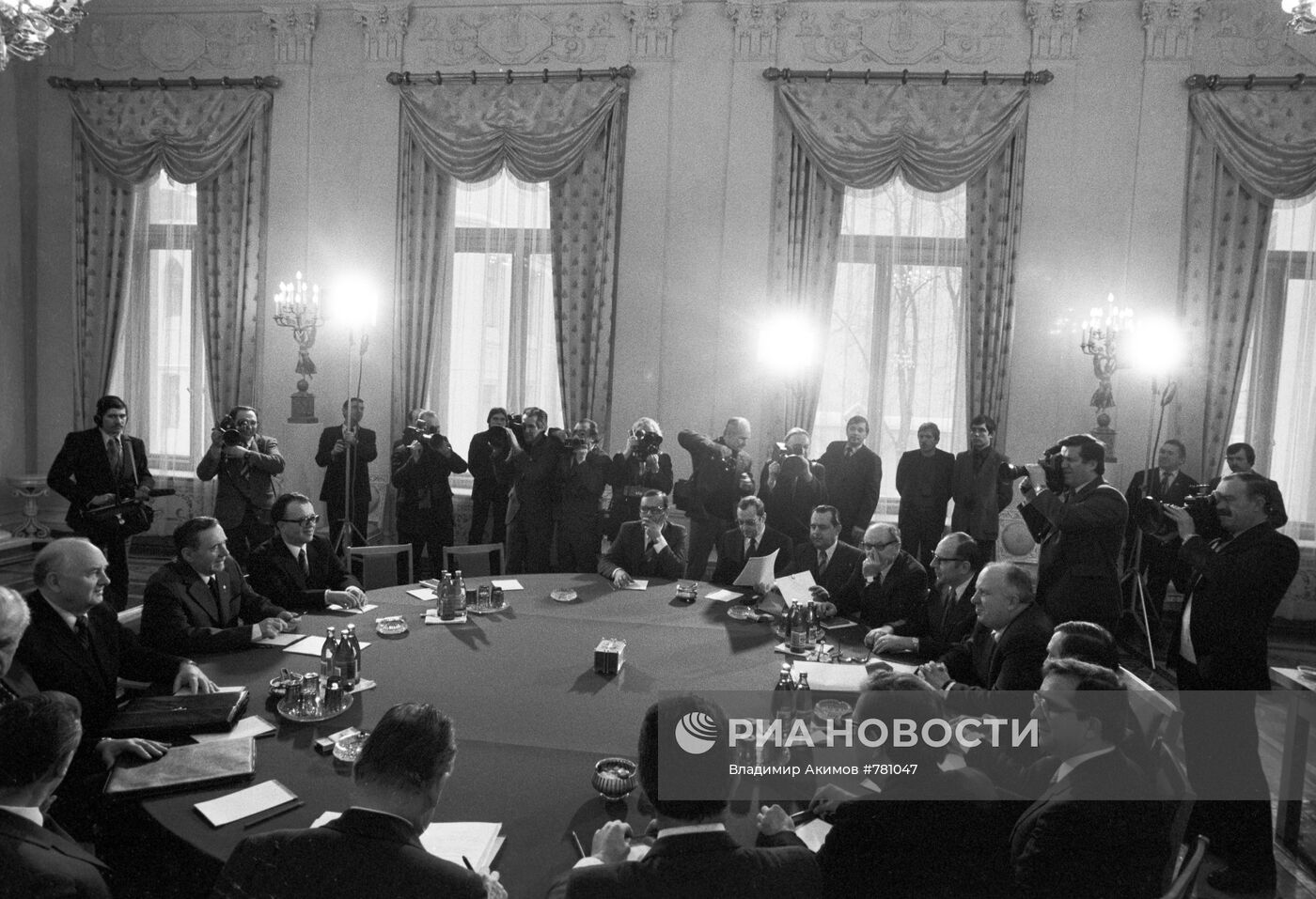 Встреча С. Ольшовского и А. Громыко