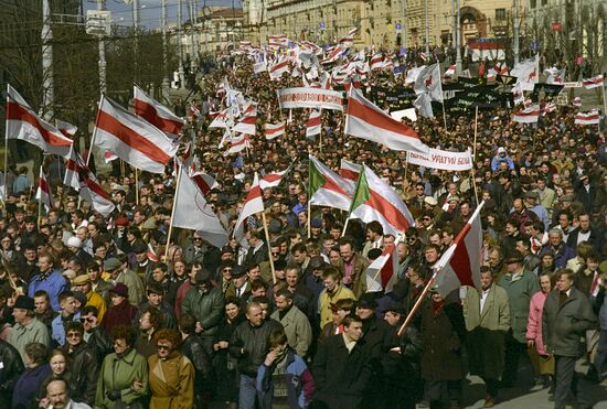 Марш "чернобыльцев"