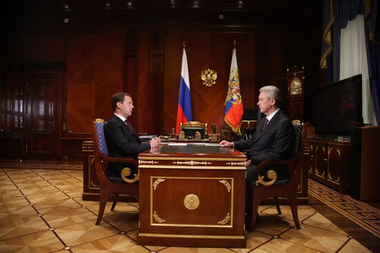 Д.Медведев предложил кандидатуру С.Собянина на пост мэра Москвы