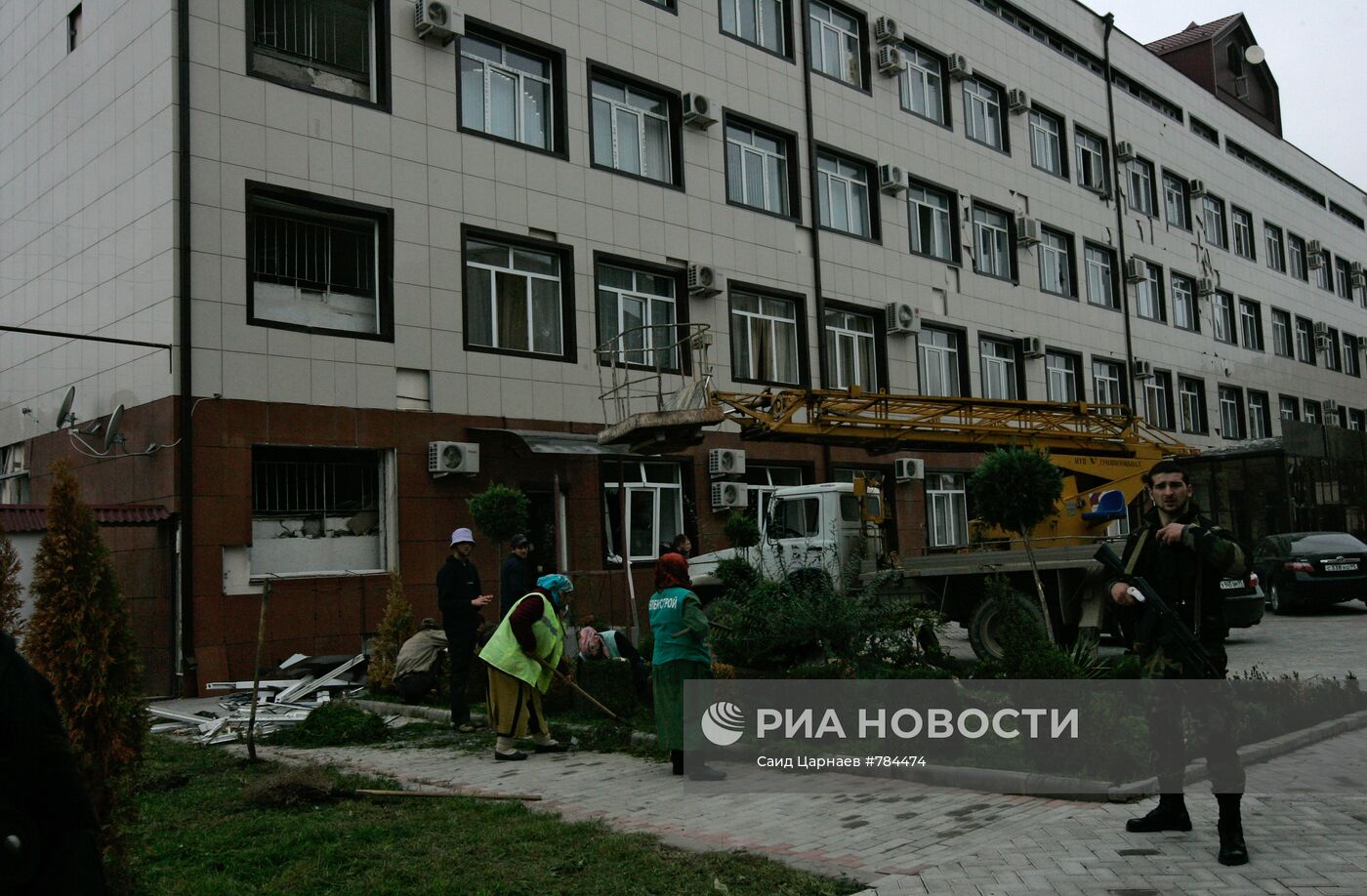 Попытка теракта у здания парламента Чечни в Грозном