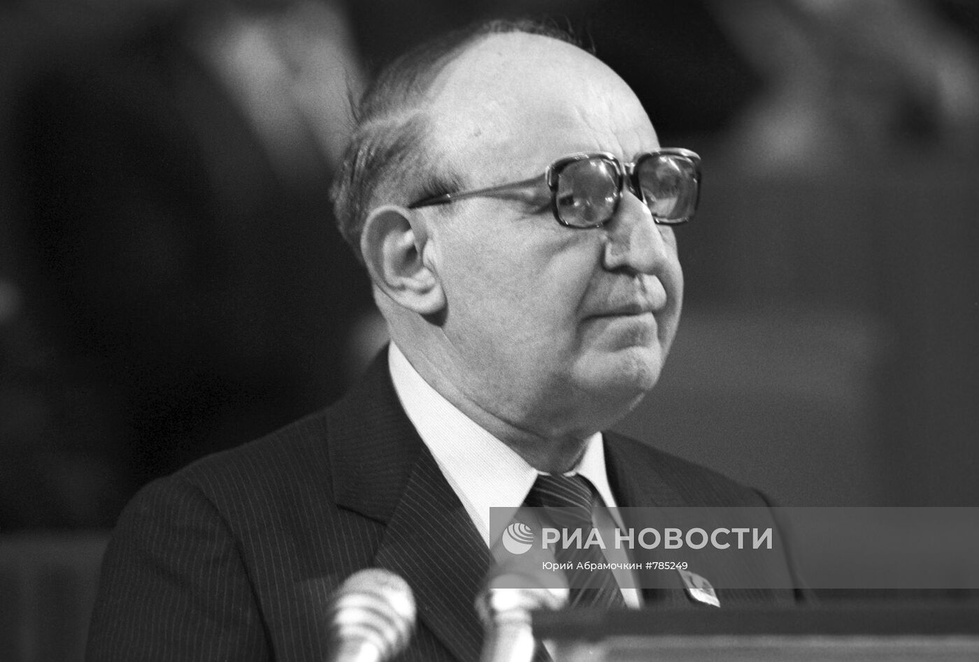 Тодор Живков во время выступления