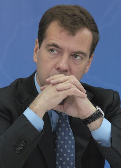 Рабочая поездка Д.Медведева в ЦФО РФ