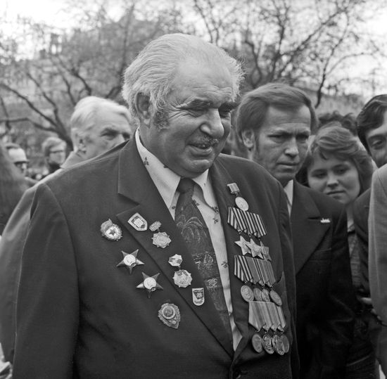 Ветеран войны Андрей Ловчей