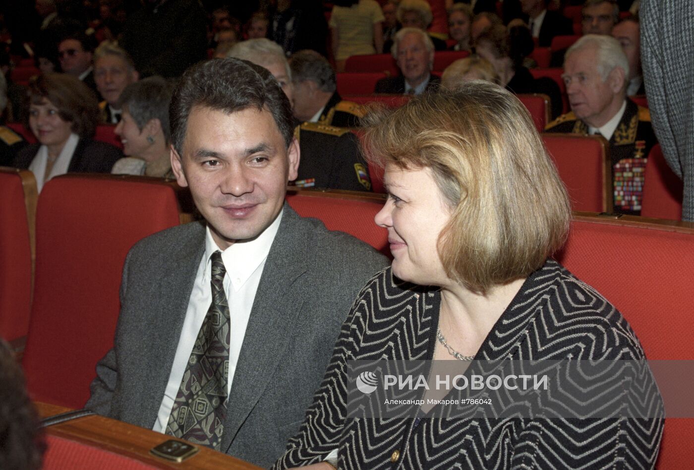 Сергей Шойгу с супругой