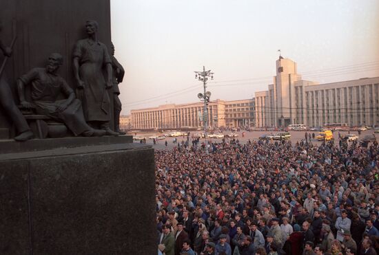 Рабочий митинг в Минске