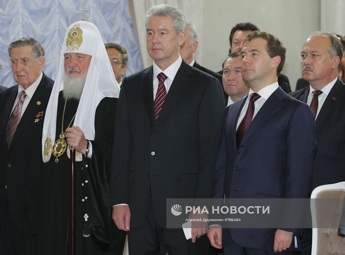 Президент РФ на инаугурации С.Собянина на пост мэра Москвы