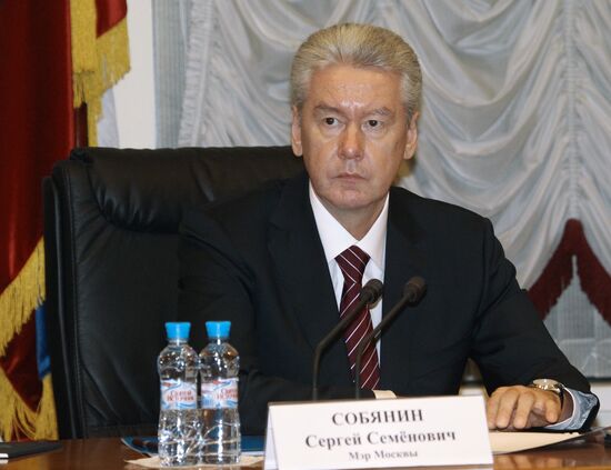 Сергей Собянин на совещании в Министерстве транспорта РФ