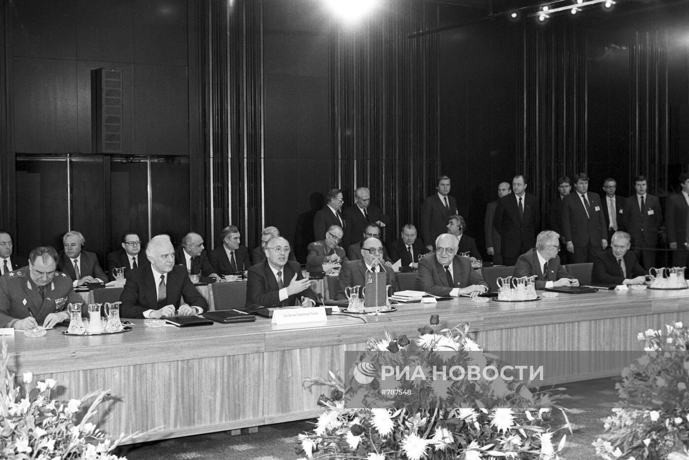 Заседание руководителей стран - участниц Варшавского Договора