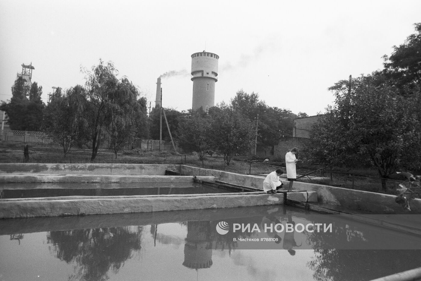 Отстойник очистных сооружений