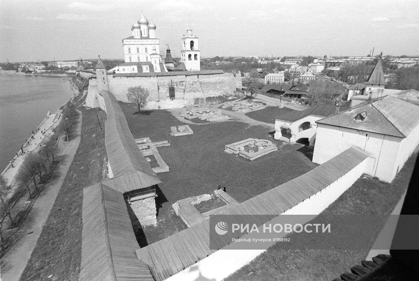 Панорама Псковского кремля
